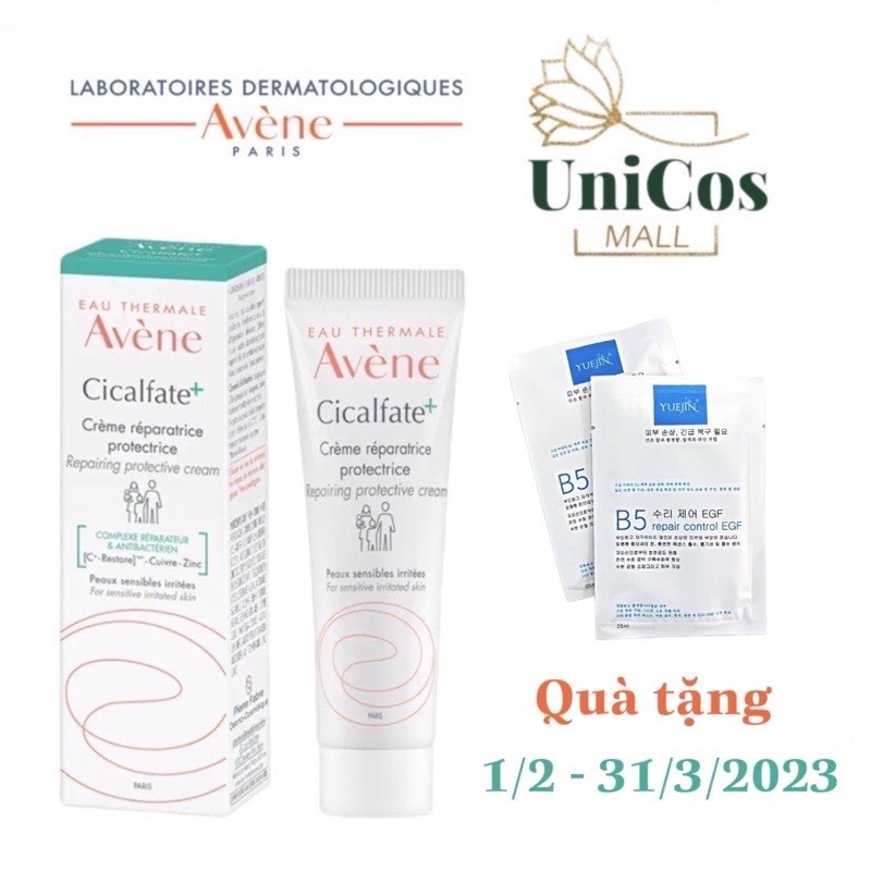 Avene Cicalfate Re'Paratrice Cream 🔹 Kem Dưỡng Avene Phục Hồi, Làm Sẹo 100Ml