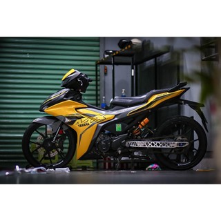 Tem rời exciter 155 vàng đen xám mx mẫu , tem 3 lớp