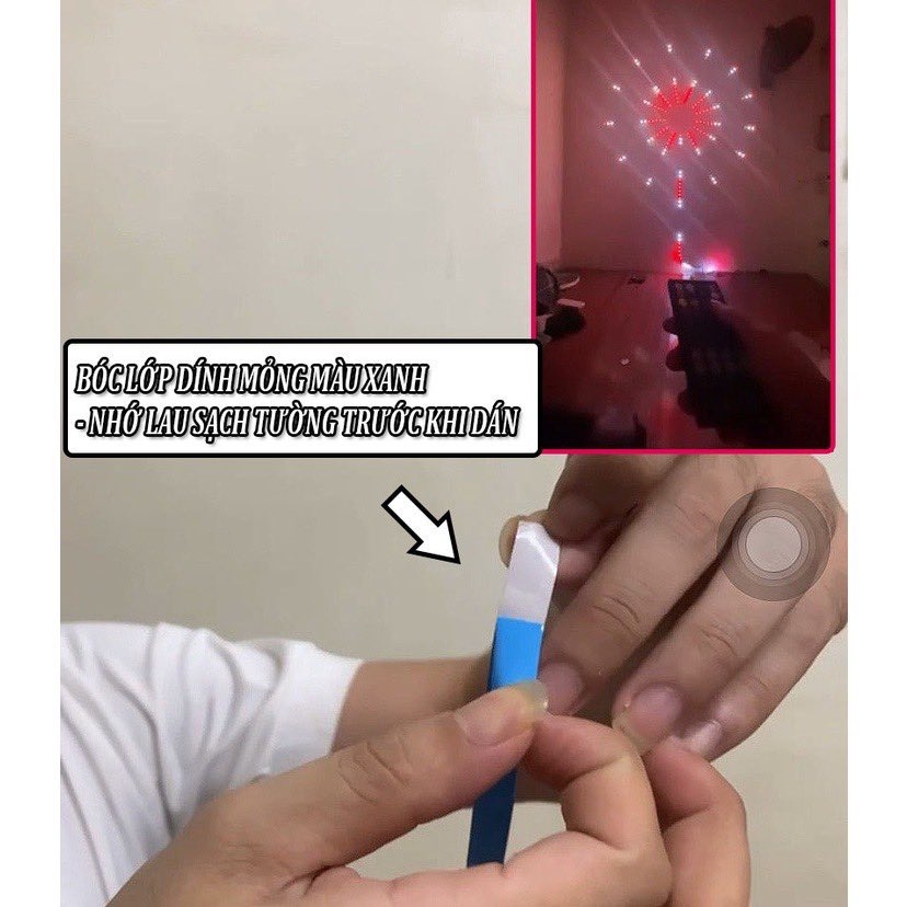 Bộ Đèn Led Pháo Hoa Tết Nháy Theo Nhạc Kết Nối Bluetooth, Đèn Led Hiệu Ứng Pháo Hoa Đầy Màu Sắc Trang Trí Tết