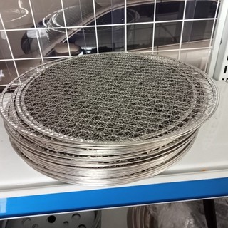  Vỉ Lưới Nướng Inox Cho Bếp Nướng Than Hoa Inox Không Gỉ Đường Kính 25 - 30cm hàng Việt 