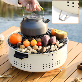  Bếp Nướng Than Hoa Không Khói Cao Cấp Chất Liệu Thép Chịu Nhiệt 