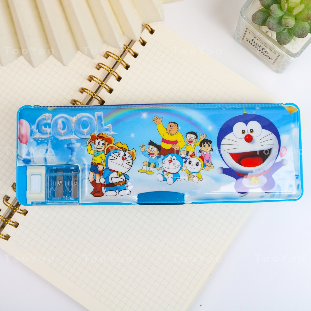 Hộp bút nhựa Doraemon dễ thương cute TooYoo BK00256