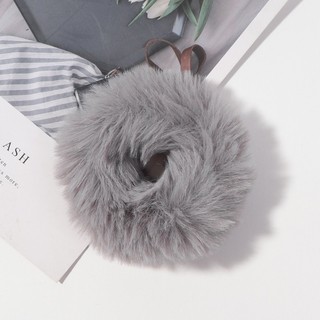 Dây Cột Tóc Scrunchies Vải Lông Mềm