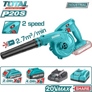 Máy thổi bụi , thổi lá dùng pin 20v total tabli200181