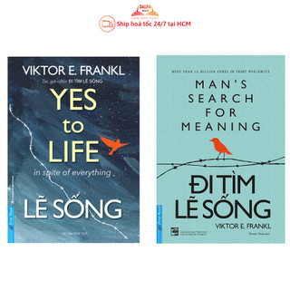 Sách - combo 2 cuốn lẽ sống và đi tìm lẽ sống - first news