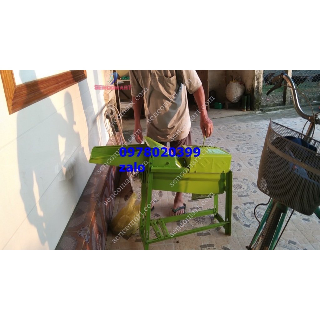 Khung máy tách hạt ngô mi ni lắp động cơ 1,5kw trở lên