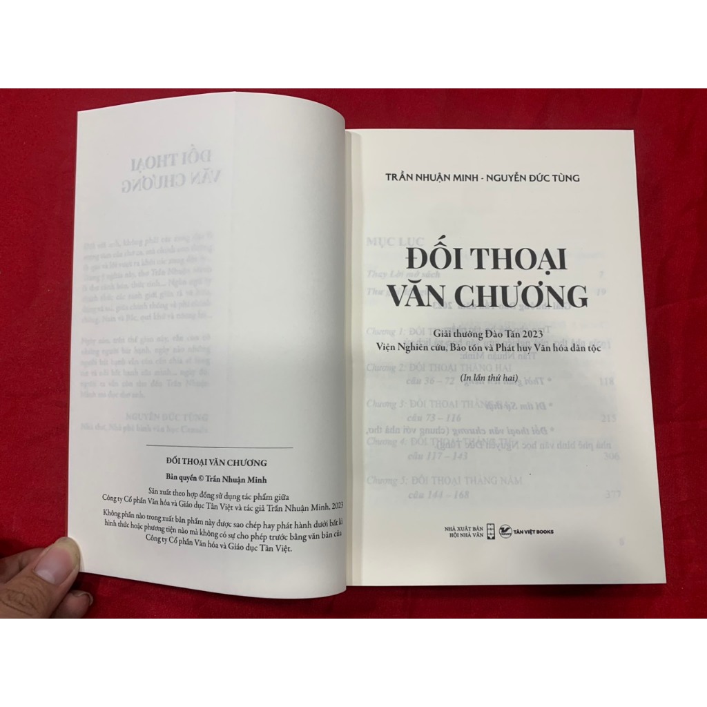 Sách - Đối thoại văn chương - Tân Việt
