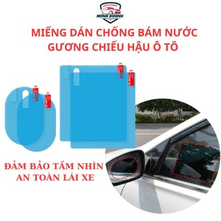 Miếng dán kính chống bám nước ô tô siêu chống nước công nghệ phủ nano 3 lớp