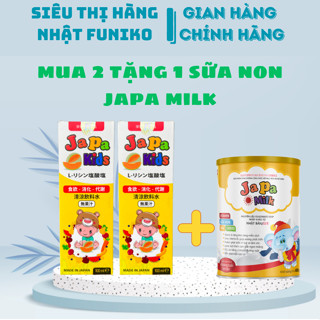 Combo mua 2 siro ăn ngon Japa kids orihiro tặng 1 sữa non Japa Milk 400ml