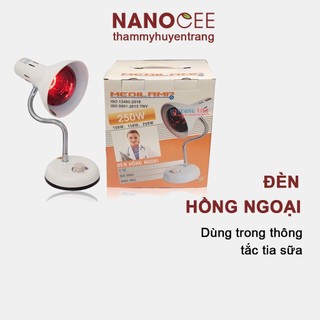 Đèn hồng ngoại y tế chiết áp, trị liệu, sưởi ấm, thông tắc tia sữa medilamp / bayoka / tne lamp