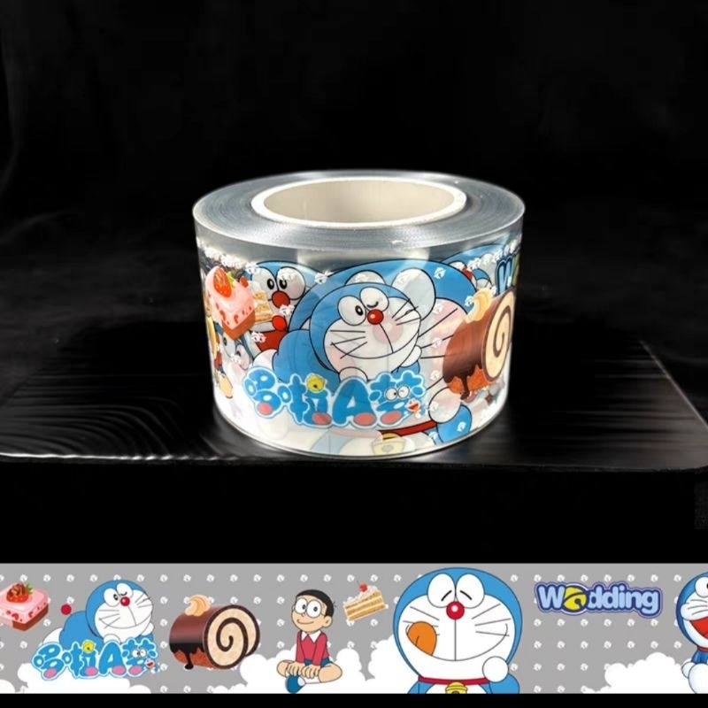 Cuộn 1kg mica in nhiều mẫu bọc thành bánh Mouse, mica quấn thành bánh