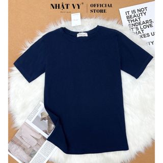 Áo thun nữ Nhật Vy chất cotton cao cấp sọc ngang cổ tròn đơn giản năng động phù hợp đi chơi dạo phố - D2752