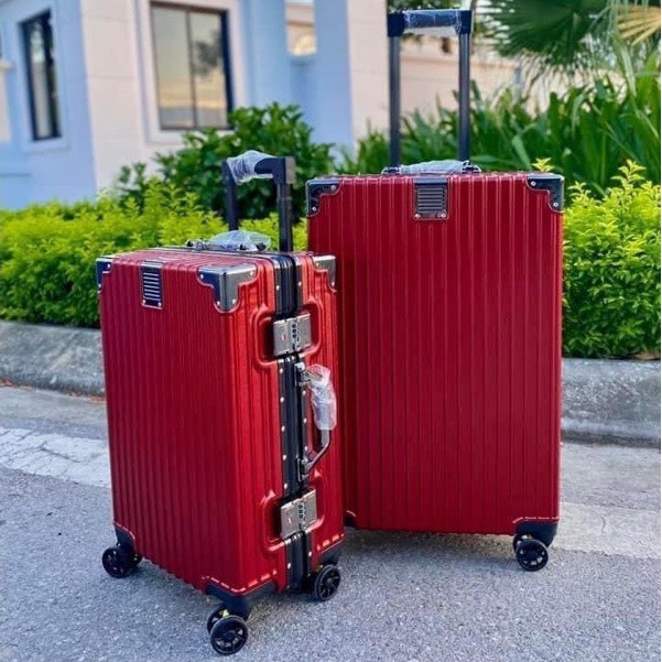 Vali Kéo Khung Nhôm Khóa Sập Siêu Bền Chống Bể Vỡ Size 20/24 inch