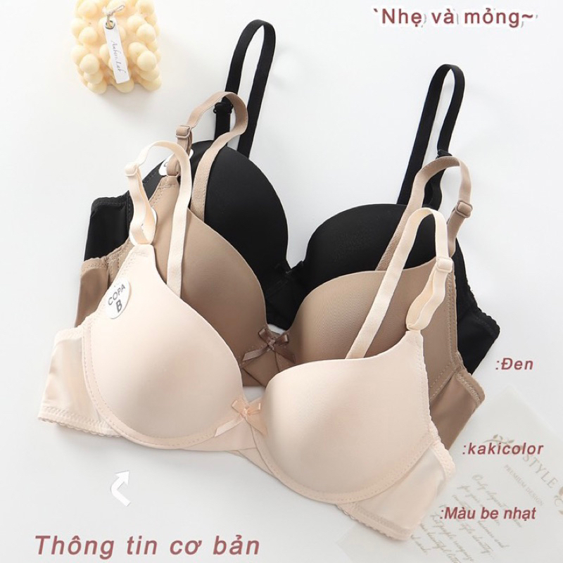 Áo Lót Nữ Đúc Su Cao Cấp Xuất Mỹ Copa Có Gọng Đệm Y01
