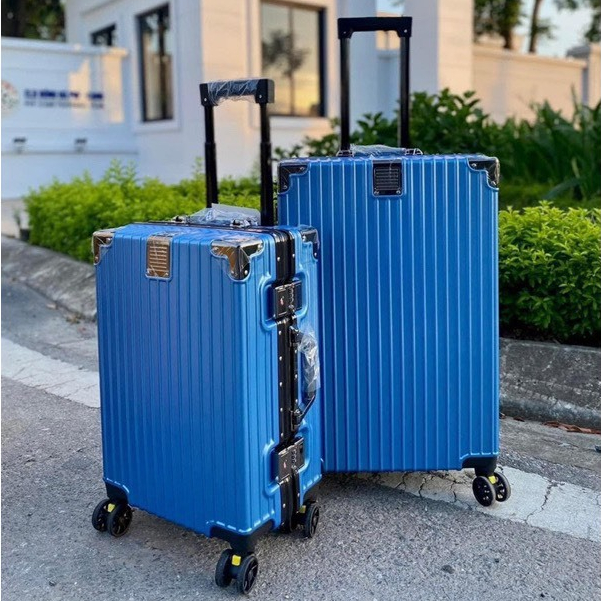 Vali Kéo Khung Nhôm Khóa Sập Siêu Bền Chống Bể Vỡ Size 20/24 inch