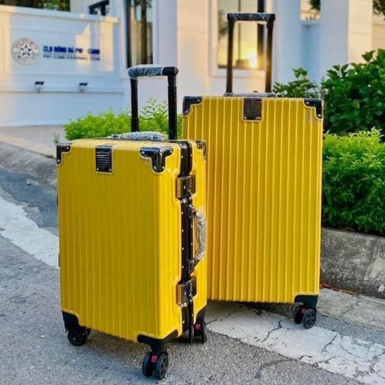 Vali Kéo Khung Nhôm Khóa Sập Siêu Bền Chống Bể Vỡ Size 20/24 inch