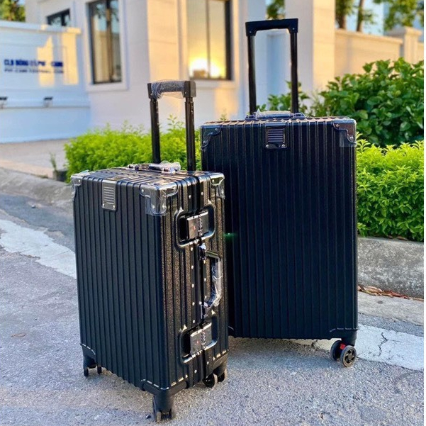 Vali Kéo Khung Nhôm Khóa Sập Siêu Bền Chống Bể Vỡ Size 20/24 inch