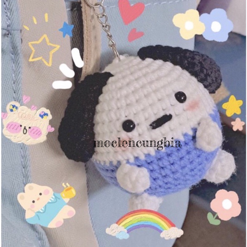 Móc khoá hình con chó dễ thương 🥰