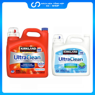Nước giặt Kirkland Ultra Clean Premium Laundry Detergent/ Free & Clear HE Liquid Laundry Detergent Chính hãng Mỹ