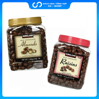  Socola Sữa bọc Hạt Hạnh Nhân Milk Chocolate Almonds & Socola Nho khô Raisins Milk Kirkland Signature - Hàng Mỹ 7 2024 