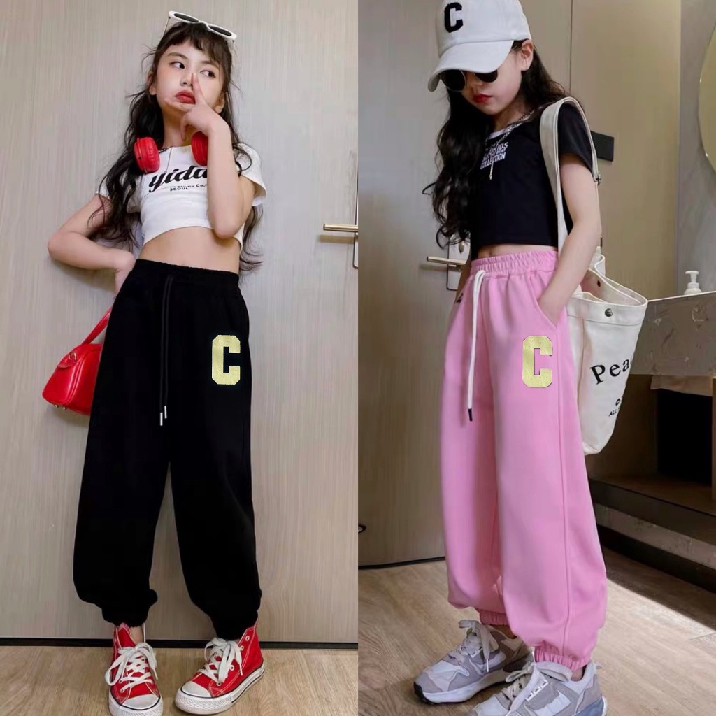 Quần nỉ dài "GẤU CUTE" 14-45kg , quần nỉ bé trai, bé gái ống bo. Vải da cá tàu. Hàng may kỹ. STB40