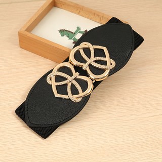 Đai thắt váy liền, đai đầm, đai áo sơ mi, jumpsuit bản rộng 6cm, chất liệu co giãn, móc khóa họa tiết trái tim W71