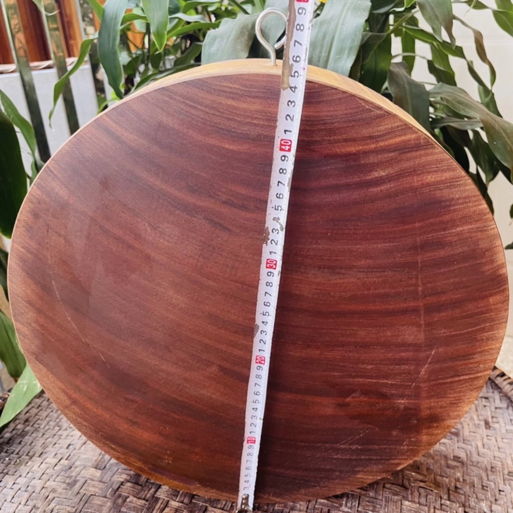 Thớt gỗ nghiến Tây Bắc núi đá tròn không tâm cắt thái xắt cao cấp DX siêu bền đủ kích thước