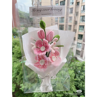 Hoa kẽm nhung Handmade thành phẩm