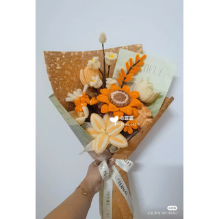 Hoa kẽm nhung Handmade thành phẩm