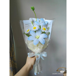 Hoa kẽm nhung Handmade thành phẩm