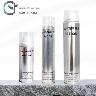 Keo xịt tóc gôm bạc xịt tạo kiểu định hình bới tóc cô dâu butterfly shadow nhỏ lớn cứng mềm .