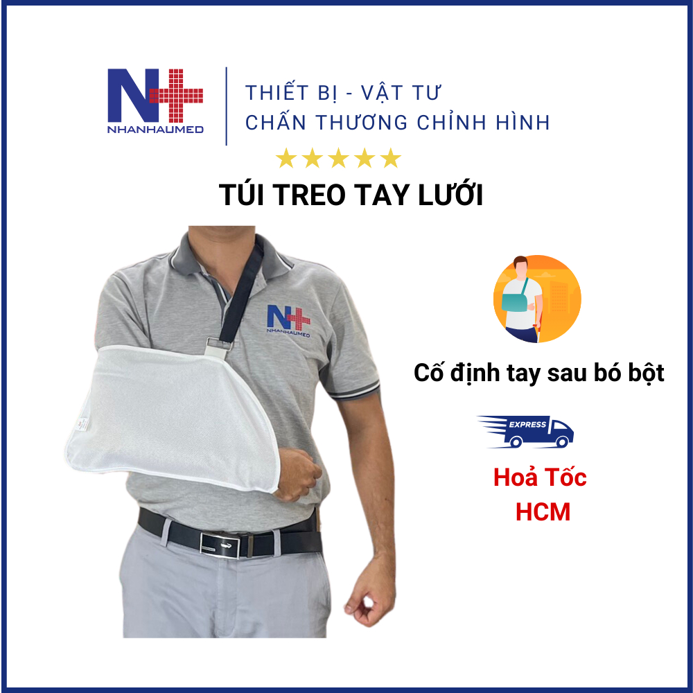 Túi Treo Tay, Đai Treo Tay Bó Bột, Đai Treo Tay Cho Người Bị Gãy, Đai Treo Tay Chấn Thương, Đai Treo Tay Tam Giác, Tốt
