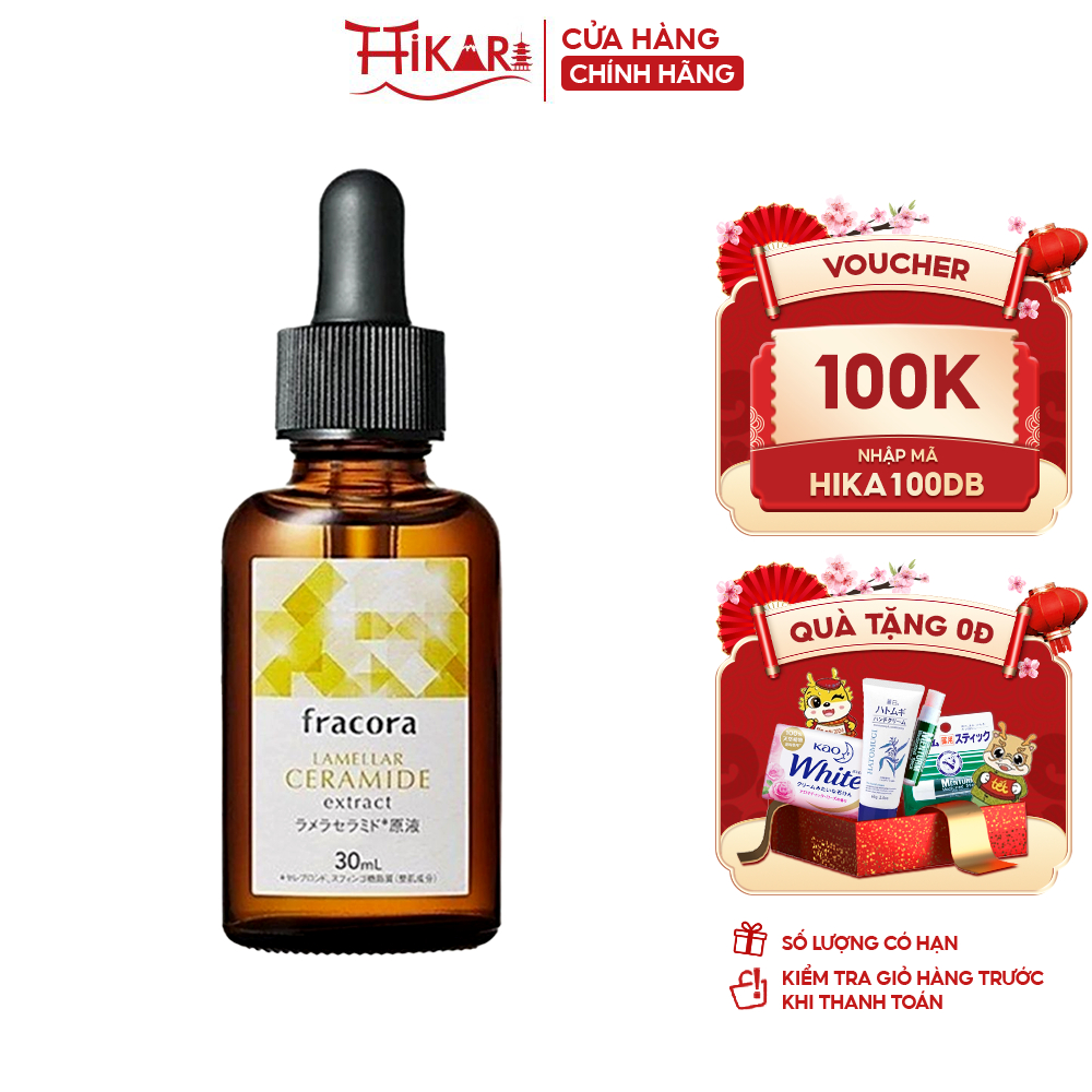 Quà tăng Serum nhau thai Fracora Ceramide Extra 10ml