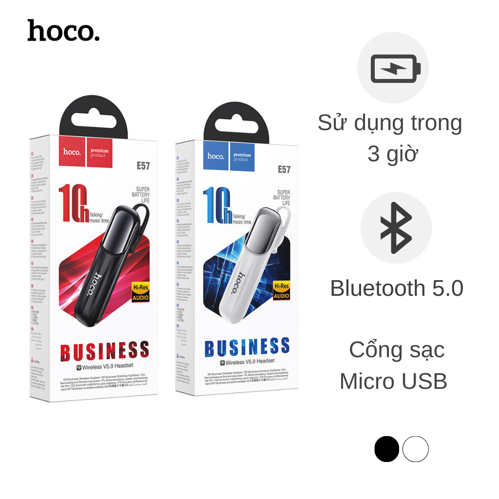 Tai nghe bluetooth Hoco E57