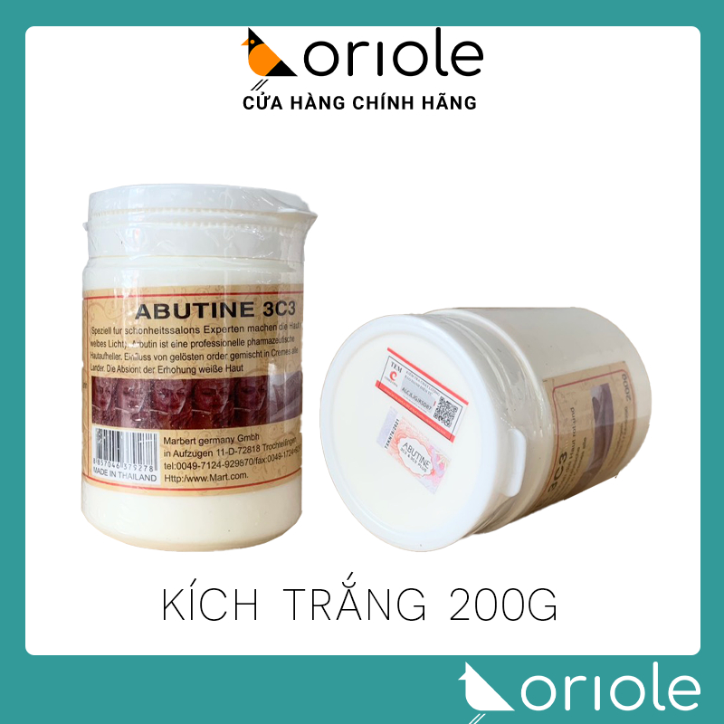 Kem Kích Trắng Abutine 3C3 Vàng Thái Lan Chính hãng 200gr