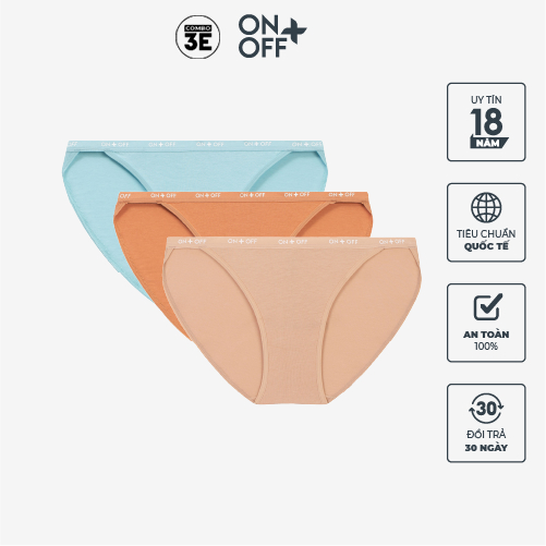 Combo 3 quần lót nữ ONOFF dáng bikini gợi cảm - 16UR23A035