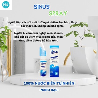 DUNG DỊCH XỊT MŨI SINUS ( Xanh - Người lớn)