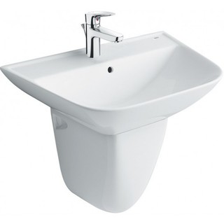 Lavabo treo tường inax l-297v/l-297vc kèm chân ngắn