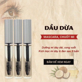 Dầu dừa dưỡng mi nhà làm