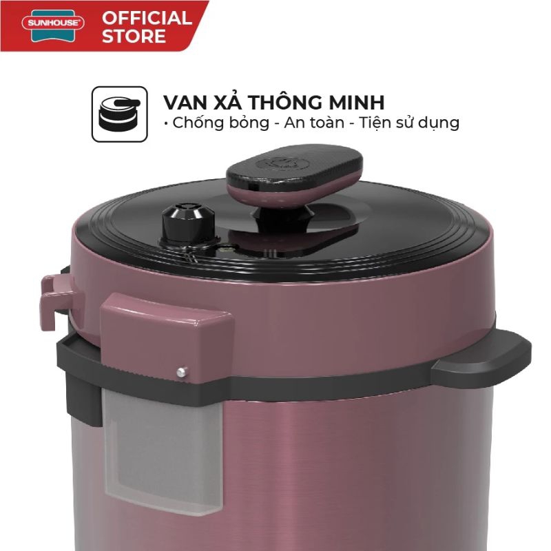 NỒI ÁP SUÂDT ĐỆN SUNHOUSE 6 LÍT