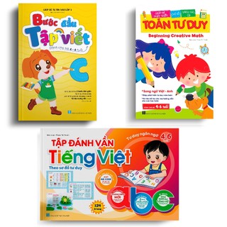 Sách toán tư duy - bé khởi đầu tập viết - tập đánh vần tiếng việt