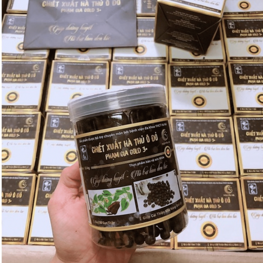 Viên Uống Hà Thủ Ô Gold 3+ Phạm Gia