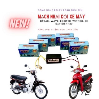 Nhại còi gắn xe máy, ô tô. Dùng điện 12v, Chip nhại còi có điều chỉnh tốc độ siêu bền cắm như zin theo xe