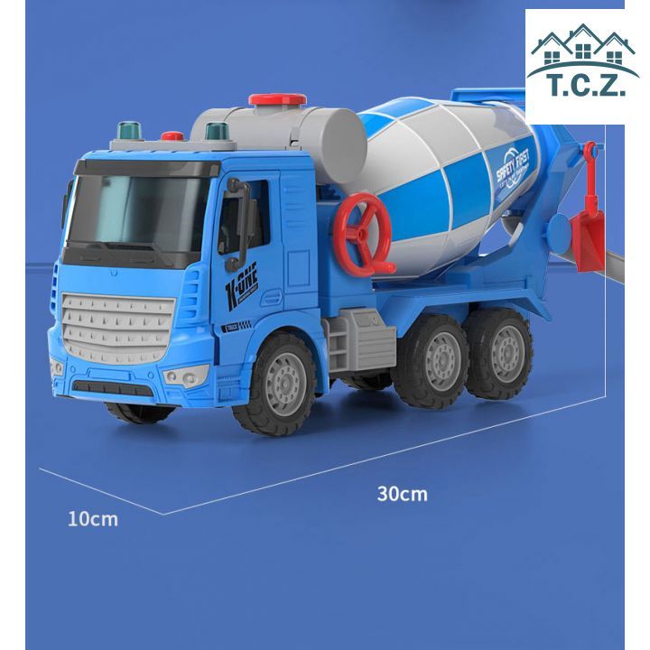 Xe đồ chơi cho bé trai, xe đồ chơi trẻ em,  xe trộn bê tông, xe công trình đồ chơi.