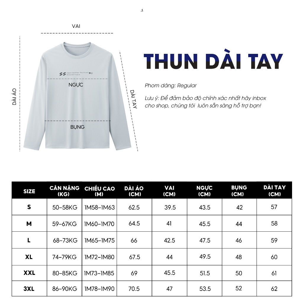 Áo Thun Nam Tay Dài 5S FASHION,Chất Viscose,In Chữ Trẻ Trung, Phom Regular Thoải Mái