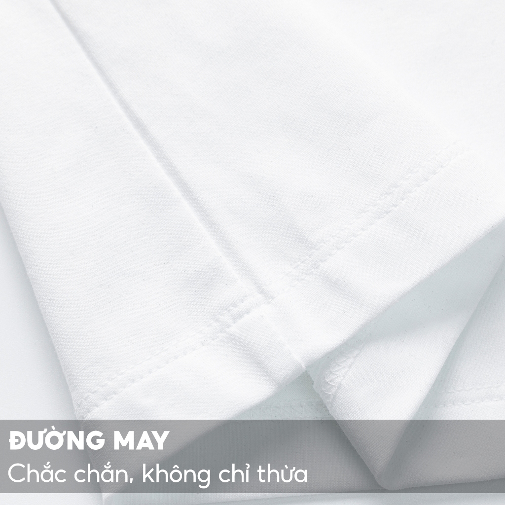 Áo Thun Nam Tay Dài 5S FASHION, Cotton USA, Thiết Kế Basic, Cổ May Hai Lớp Trẻ Trung