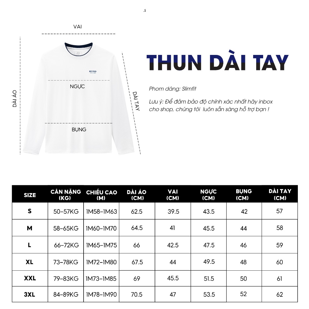 Áo Thun Nam Tay Dài 5S FASHION, Cotton USA, Thiết Kế Basic, Cổ May Hai Lớp Trẻ Trung