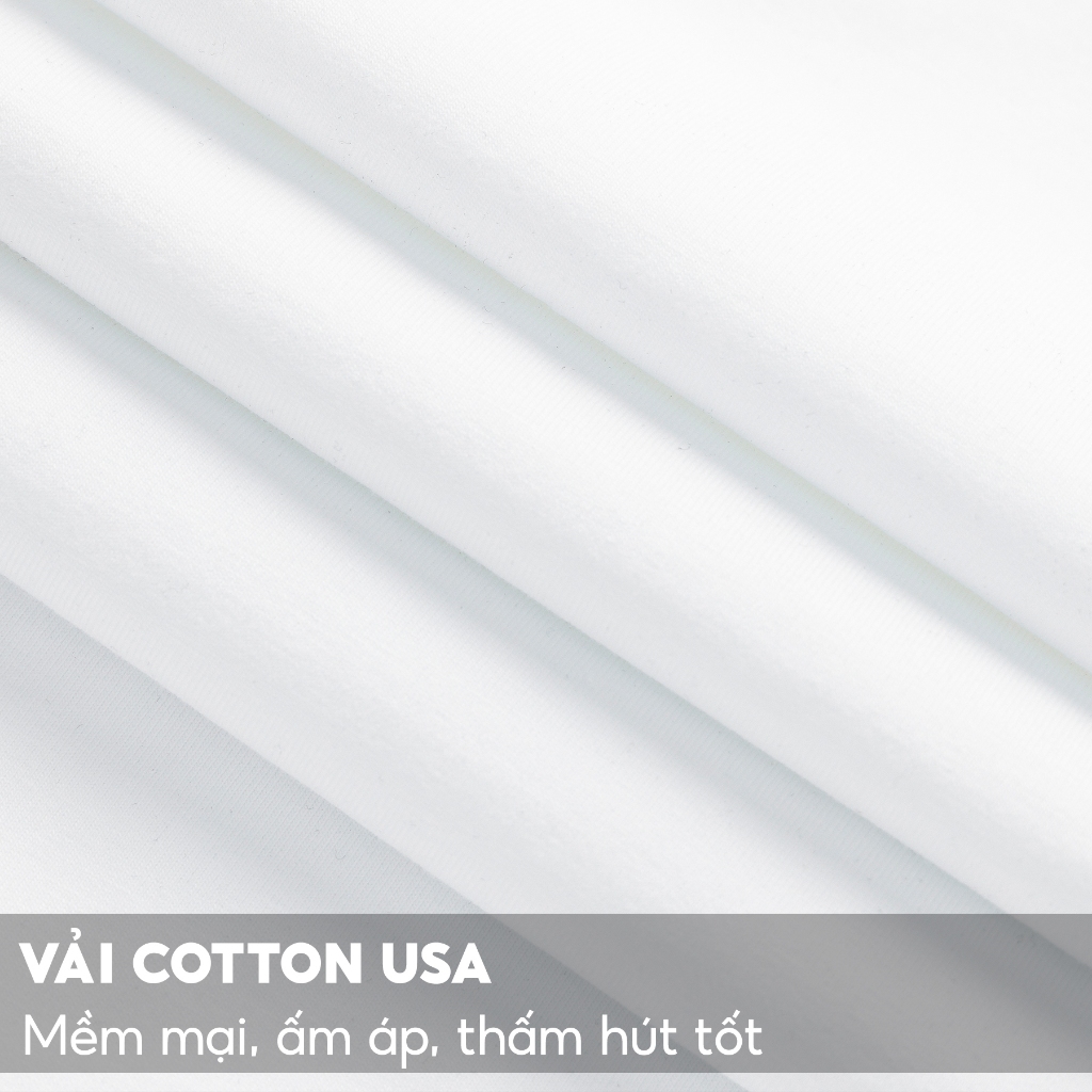 Áo Thun Nam Tay Dài 5S FASHION, Cotton USA, Thiết Kế Basic, Cổ May Hai Lớp Trẻ Trung