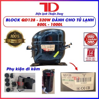 Block tủ lạnh, tủ mát,tủ đông mới 100% model qd128 công suất 320w dùng để thay thế cho các lốc tủ lạnh từ 800l đến 1000l
