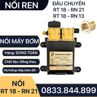 Đầu Nối Ren 18 Máy Bơm Đôi Phun Sương Sinleader đuôi ống 6 8 10 12